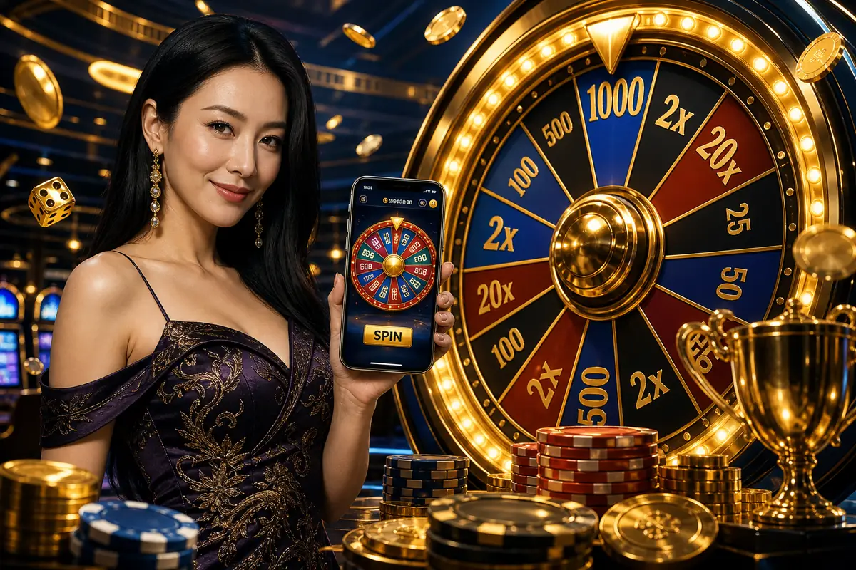 1play Casino platform mudah alih permainan langsung